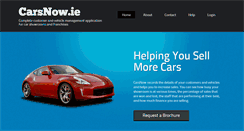 Desktop Screenshot of carsnow.ie