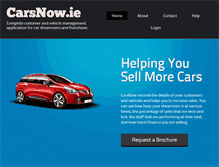 Tablet Screenshot of carsnow.ie